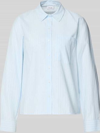 Vila Regular Fit Hemdbluse mit Brusttasche Modell Darma in Hellblau, Gr&ouml;&szlig;e 34