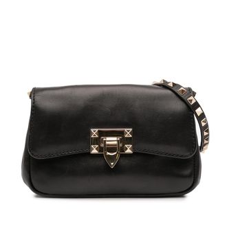 Valentino Tweedekans Kleine Leren Rockstud Schoudertas