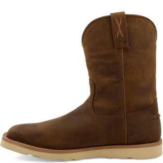 Twisted X Boots Mens Wedge Sole Work Boots In Brown