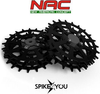 OEM Ruedas Para Robot Cortac&eacute;sped Nac Rlm600-fs, Rlm300-fs, Acero Inoxidable 3mm