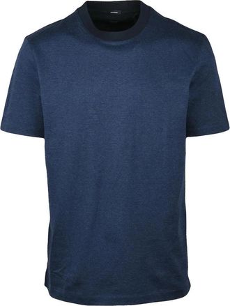 BOSS Blue Cotton T-shirt