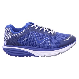 Mbt Colorado X Synthetic Leather Mens Low Top Trainers - Navy - Size:UK 10.5