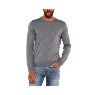HUGO BOSS Truien & Vesten, Heren, Grijs, M, Wol, Leno-P Sweater
