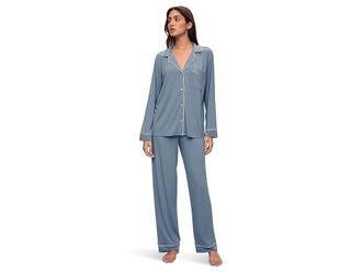 Eberjey Gisele - PJ Set Womens Pajama Sets Faded Denim/Ivory : 2XL, Modal/Spandex/Tencel