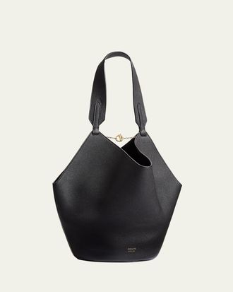 Khaite Lotus Small Calfskin Tote Bag