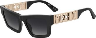 Moschino Grey Shaded Square Ladies Sunglasses MOS171/S 0807/9O 53