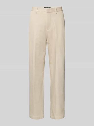 Marc O'Polo Straight Fit Chino aus Bio-Baumwoll-Mix in Beige, Gr&ouml;&szlig;e 30/32