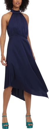 Maggy London Halter Style Midi Dress In Astral Aura