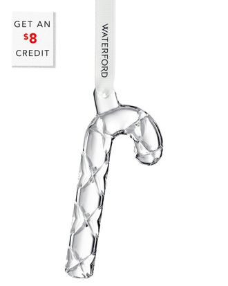 Waterford Mini Candy Cane Ornament