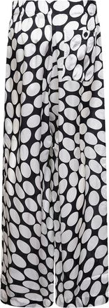 Dries Van Noten Womens Wide-Leg Trousers Soft Ellipses Multicolour Viscose