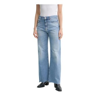Pinko Pinko - Rechte jeans - Dames - Jeans - Blauw - Maat: W28 Denim