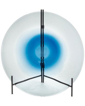 A&B Home Discontinued A&B Home 18In Lourdes Handmade Glass Charger With Stand