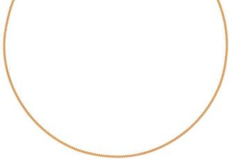 Astrid & Miyu Curb Chain 18k Gold-plated Necklace - One Size
