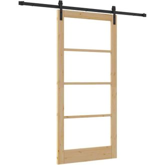 vidaXL Puerta Interior Orkdal Marr&oacute;n 93 X 202 Cm Vidaxl
