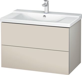 Duravit Duravit L-cube Mueble De Pared, Ancho 820mm, Profundidad 481, 2 Cajones, Se Ajusta A La Pared. Art&iacute;culo 233285, Color: Decoraci&oacute;n Topo - Lc624709191