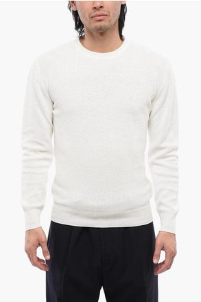 Altea Linen-Blend Crew Neck Sweater size Xxl