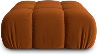 MICADONI Puf de terciopelo terracota