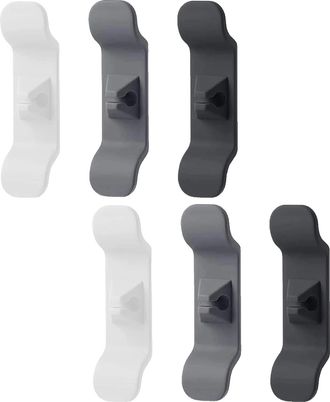 OEM Organizador De Cables, 6 Unidades, Pl&aacute;stico, 10,2 X 3 X 1,8 Cm