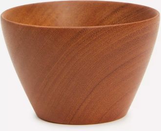 Itza Wood Mini Bowl Candleholder - Set of 2 in Mahogany at Nordstrom