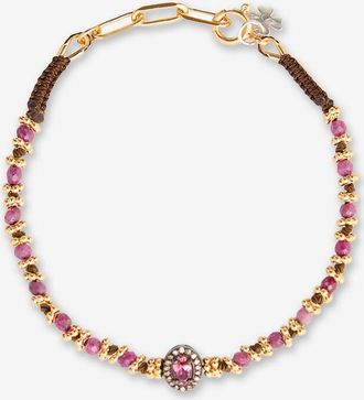 Tityaravy Rubin- und Turmalinarmband mit Diamanten Alhyka