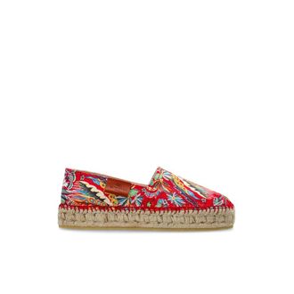 Etro Bedrukte Katoenen Espadrilles - Dames - Espadrilles - Veelkleurig - 37 EU - Katoen - Schoenen