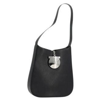 Ferragamo Pre-owned Shoulder Bags, female, Black, Size: ONE SIZE Pre-owned Shoulder Bag
