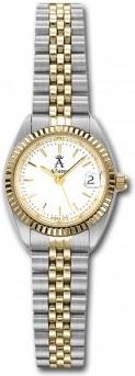 Allurez Womens Two-Tone Stainless Steel Sports Wrist Watch Swiss Made