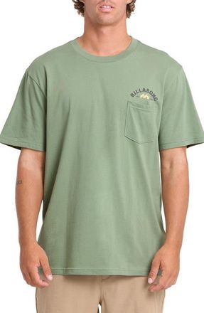 Billabong Foundry Premium Graphic T-Shirt in Hedge Green at Nordstrom, Size X-Large