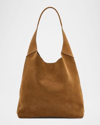 IL BISONTE Le Laudi Suede Shoulder Bag