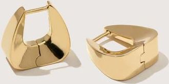 Otiumberg 14kt Gold Delta Hoops in Yellow Toned Gold at Nordstrom