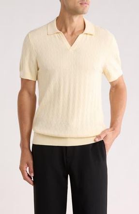 Bonobos Cotton Knit Polo in Cream Texture at Nordstrom Rack, Size Xx-Large