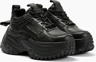 Buffalo Womens Buffalo Turbo One Womens Black Trainers - Size: 6.5