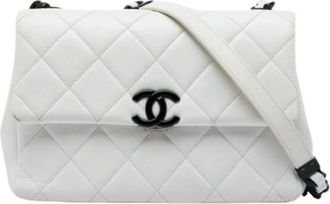 Chanel Borsa a tracolla Chanel Pre-owned in pelle Caviar trapuntata - - Pre-owned - Donna - Bianco - ONE SIZE