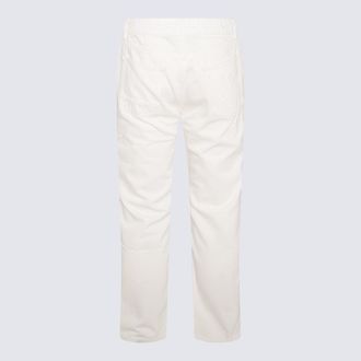 Palm Angels Five-Pocket Denim Jeans - White
