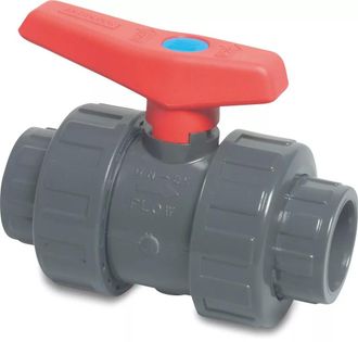 OEM Valvola A Sfera In Pvc-u 63 Mm Dn50 Grigia Tipo 2000
