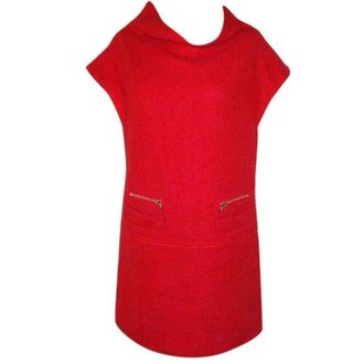 Marc Jacobs Lipstick Pink Wool Dress Size L Size L