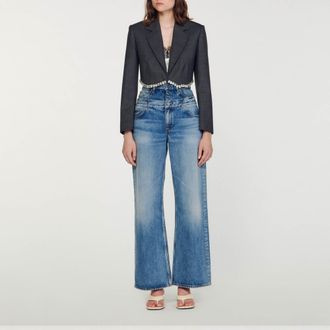 Sandro Chaqueta de traje corta