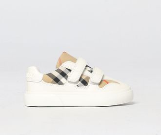 Burberry Sneakers Check Burberry in pelle e canvas