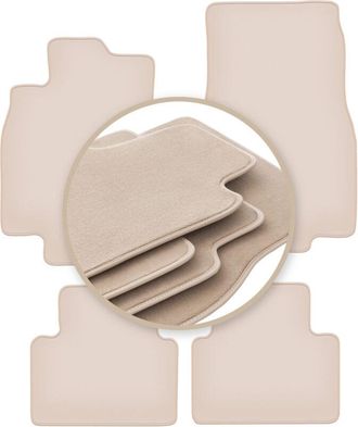 OEM Alfombrillas Beige Premium Para: Mercedes Clase A W169 Hatchback 2004-2012