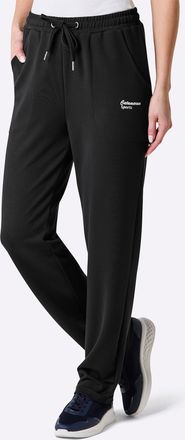 Catamaran Sweathose CATAMARAN, Damen, Gr. 36/38, Normalgr&ouml;ssen, schwarz, 50% Baumwolle, 50% Polyester, unifarben, Hosen Sweathose