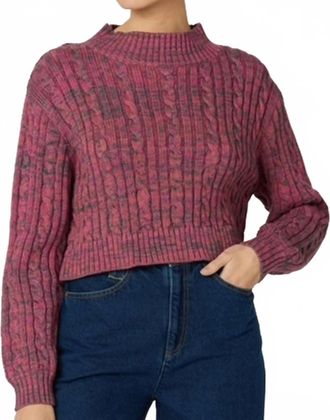 Cleobella Womens Amor Sweater In Dark Rose