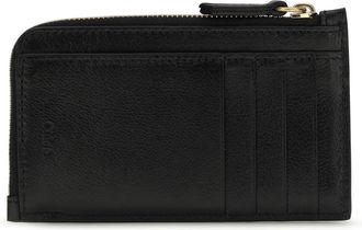 Chlo&eacute; Womens Paddington Coin Purse Black Calf Leather Bos Taurus Wallet