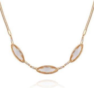 Vince Camuto Oval Necklace in Gold Tone at Nordstrom Rack