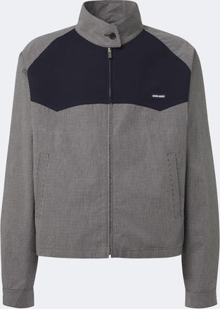 Miu Miu Chaqueta de algod&oacute;n a cuadros vichy