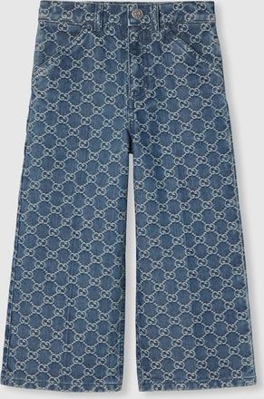 Gucci Kids - GG Denim Pants, Blue, Ready-to-wear