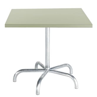 Schubiger M&ouml;bel Metalltisch S&auml;ntis Quadratisch