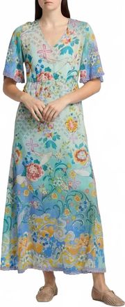 Johnny Was Tami Slip Maxi Dress In Altair Scarf