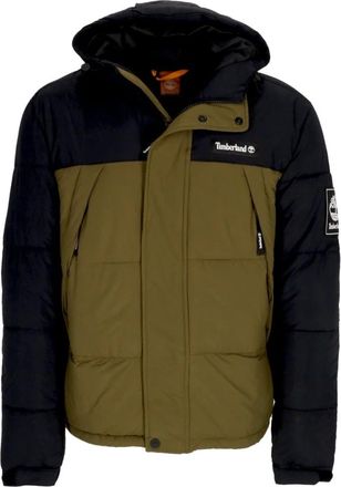 Timberland Vintage Down Jacket - Heren - Gewatteerde jassen - Groen - S - Nylon - Jassen