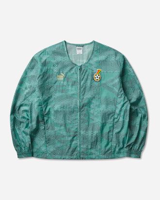 Puma Men s Ghana x Salehe Bembury KING Track Jacket Jade Frost