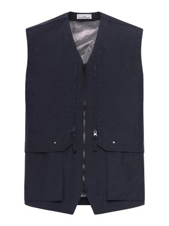 Stone Island TECHNICAL VEST WITH DOUBLE-SLIDER ZIP - Stone Island - Man